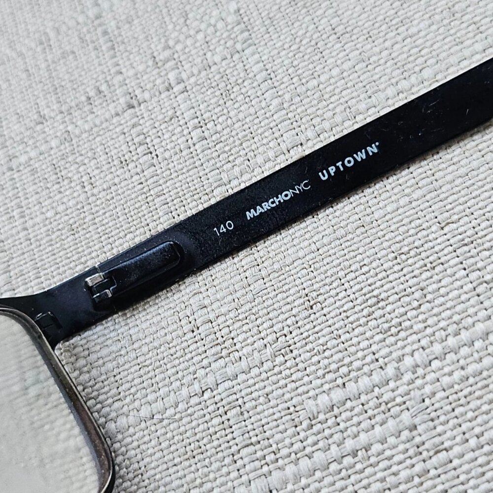 Marchon NYC Uptown Men Eyeglasses Frame Black HALL 001 54[]16 140 Glasses - Picture 11 of 12